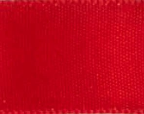 Poppy Red Double Faced Satin Ribbon #235