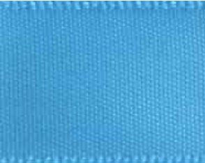 Island Blue Single Faced Satin Ribbon #328