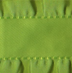 Kiwi Double Ruffle Ribbon #037