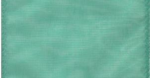 Aqua Wired Chiffon Ribbon #042