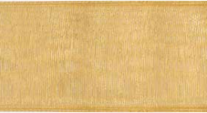 Gold Sheer Organdy #634
