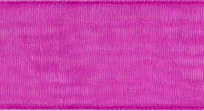 Cerise Sheer Organdy #606