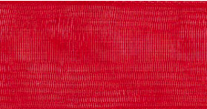 Red Sheer Organdy #609