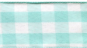 Aqua Ocean Gingham Style - Wired #042
