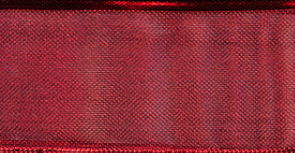 Red Luxury (wired) Ribbon