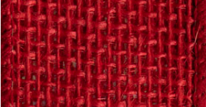 Rose Red Burlap Wired Ribbon #194