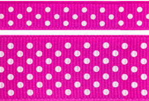 Neon Fuchsia Neon Swiss Dots #246