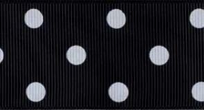 Black and White Polka Dots #030