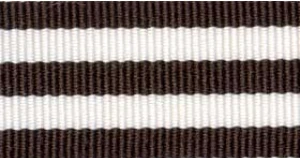 Chocolate Striped Grosgrain #523
