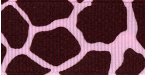 Pink Giraffe Grosgrain #022
