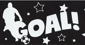Soccer Goal Printed Ribbon #613