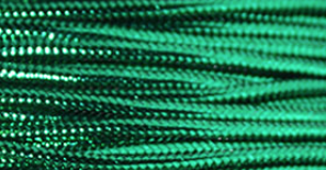 Green Metallic Cord #607