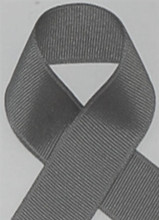 Grey Grosgrain Ribbon - Schiff Grey Grosgrain Ribbons