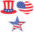 Selection of other patriotic decals we have for customers to choose from.