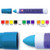 Selection of colors for solid paint windshield markers.