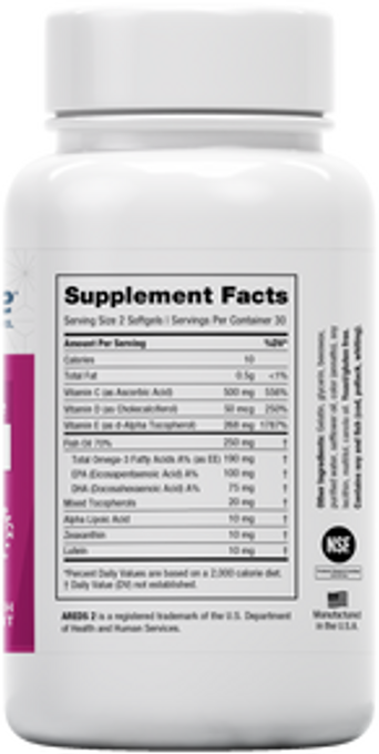 Based on clinical research, the EyePromise Macular Health formula includes additional ingredients proven to support eye health in patients similar to those studied in the AREDS 2 trial.