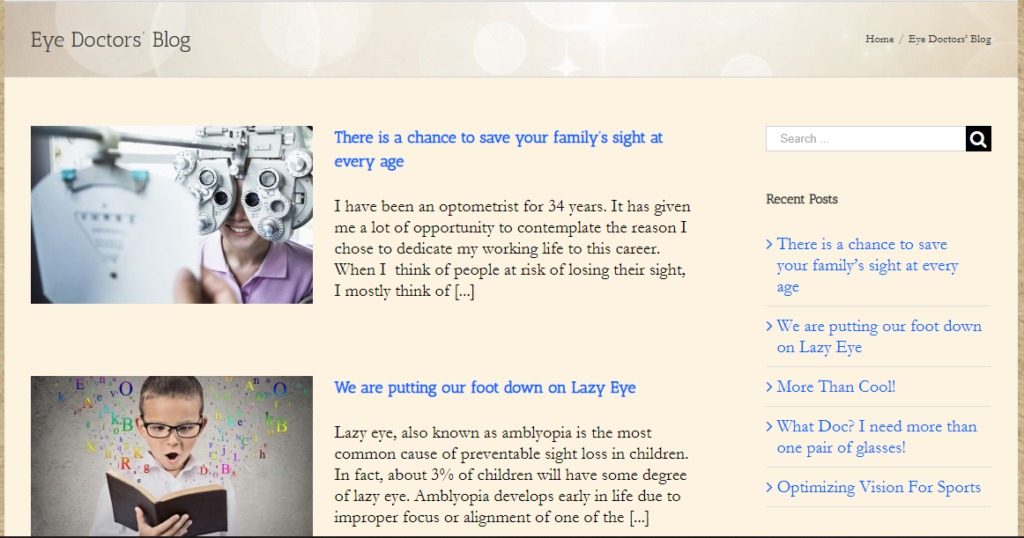 Dr. Amundsen uses online tools like blogs to keep his patients engaged while their not in the practice.