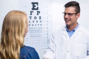Happy Optometrist-Patient Relationship