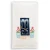 Black Door with Geranium Flower Dish Towel