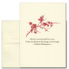 Cover of Business Springtime Greeting Card Merrily Merrily Shakespeare Quot