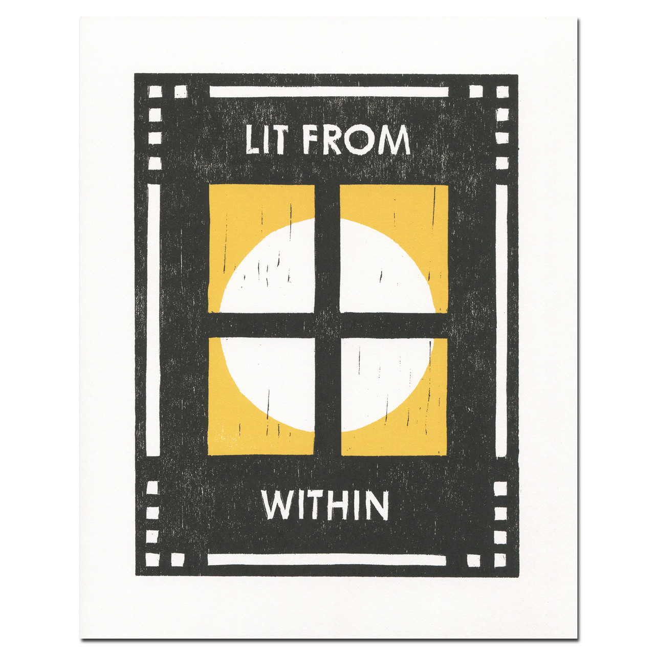 Lit from Within: Inspirational Art Print From Heartell Press
