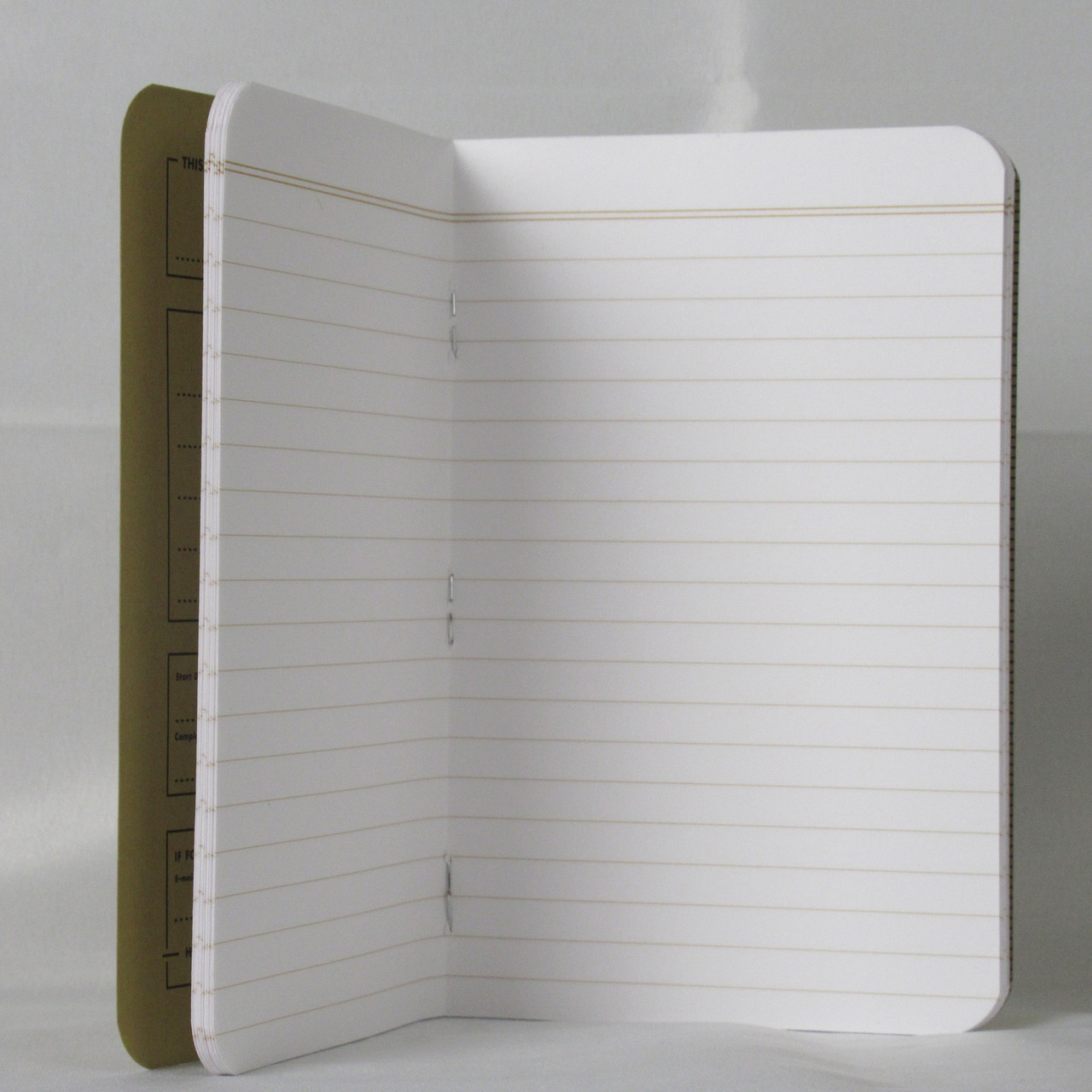 Memo Books: Kraft Cover with Ruled Pages - Pack of 3