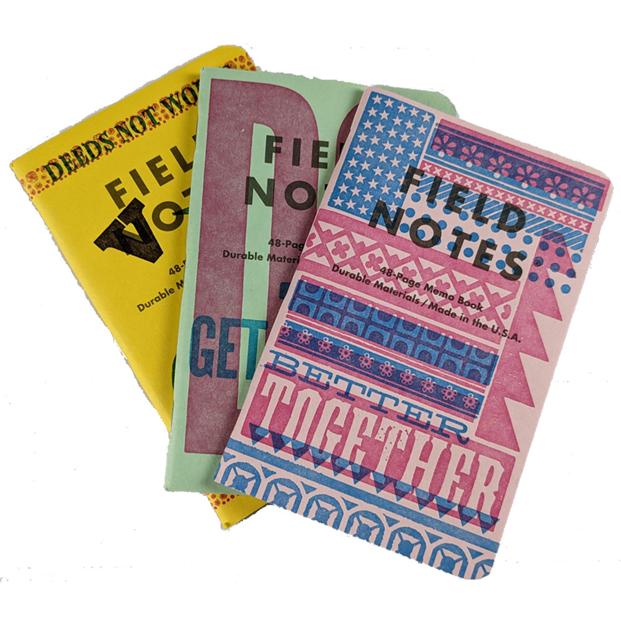Field Notes Memo Books: United States of Letterpress - Collection B