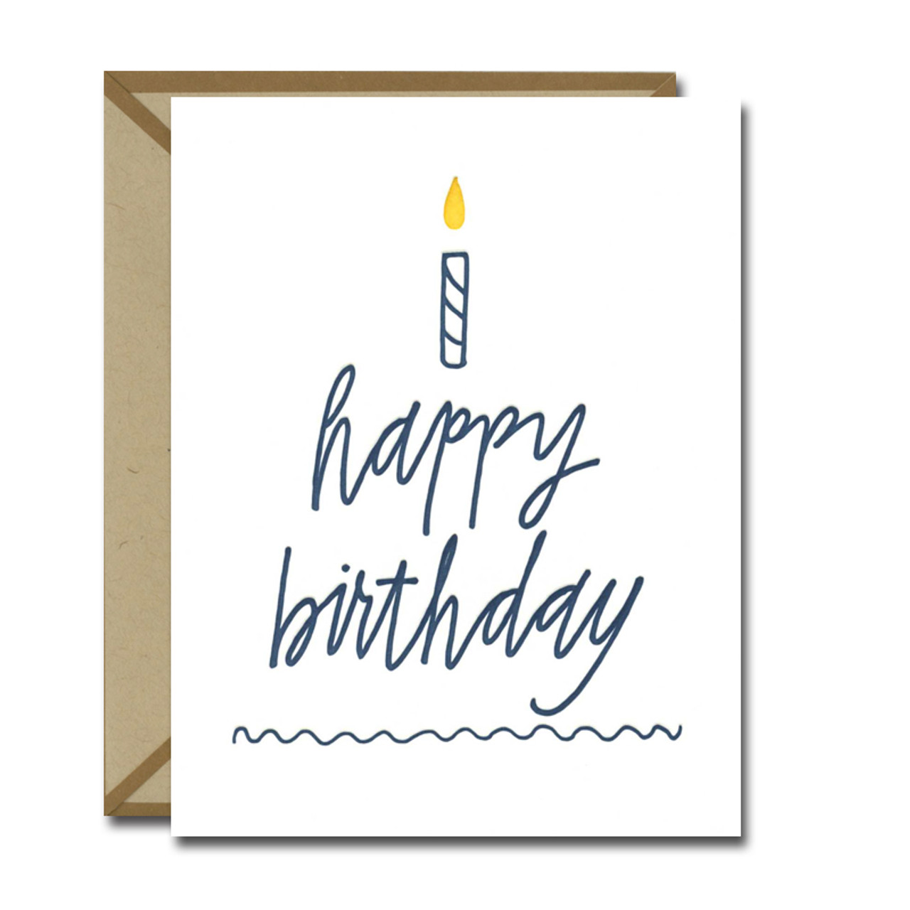 Little Cake Letterpress Card from Ink Meets Paper