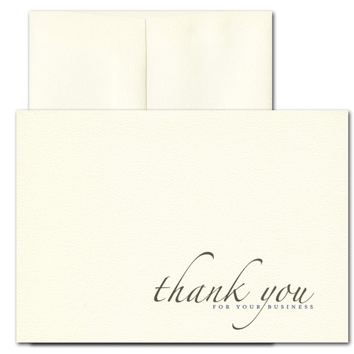 Formal Business Thank You Card