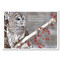 Hope New Years Card:  Cover photo shows gray owl on branch with quote, "Hope sees the invisible, feels the intangible, and achieves the impossible. - Anon."