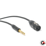Gotham Audio GAC-3 Neumann 3-Wire Balanced Cable - Neutrik Gold TRS to XLR Female