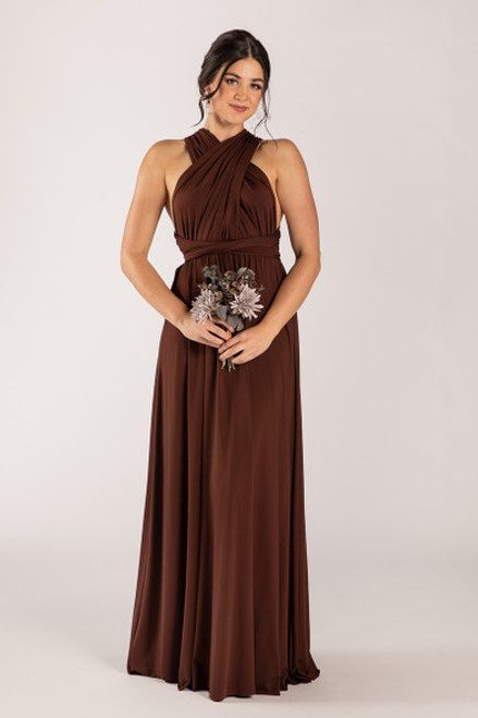 Classic Multiway Infinity Dress in Chocolate