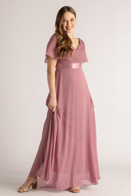 Anastasia Off Shoulder Mermaid Split Formal Dress in Burgundy
