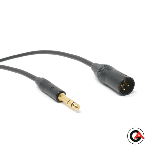 Gotham Audio GAC-3 Neumann 3-Wire Balanced Cable - Neutrik Gold TRS to XLR Male