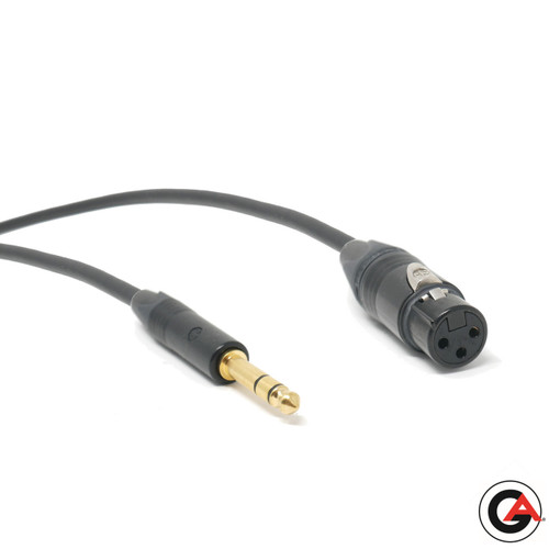 Gotham Audio GAC-3 Neumann 3-Wire Balanced Cable - Neutrik Gold TRS to XLR Female