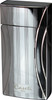 Caseti Naxos Single Jet Flame Cigar Lighter - Chrome Lines I - CAL258BKL