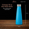 Visol Canopy 15 oz Blue Water Bottle - VAC416BL