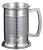 Visol Metric Glass Bottom 16 ounce Stainless Steel Beer Mug - VAC696