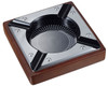 Visol Iris Metal and Wood Cigar Ashtray - VASH407