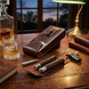 Visol Alton Brown Leather Cigar Case - VCASE301