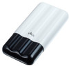 Visol Agent White & Black Carbon Fiber Cigar Case - 3 Finger - VCASE488