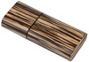 Visol Sawyer Zebrawood Cigar Case - 3 Cigars - VCASE740