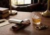 Visol Ryland Ebony Wood & Stainless Steel Cigar Case - VCASE792
