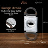 Visol Raleigh Chrome Guillotine Cigar Cutter - VCUT29