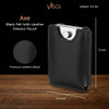 Visol Black Felt With Leather Exterior Pouch - VCUT30009P
