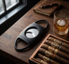 Visol Bumble Black Double Guillotine Cigar Cutter - VCUT407
