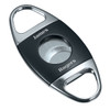 Visol Cornwall Matte Black and Silver Cigar Cutter - VCUT420 Visol Cornwall Matte Black and Silver Cigar Cutter - VCUT420