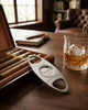 Visol Iskay Double Blade Metal Cigar Cutter - VCUT49
