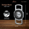Visol Sledge Black Cigar Cutter - VCUT56