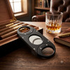 Visol Balboa Black Matte Cigar Cutter - VCUT60